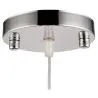  Globe Design Ceiling Lamp - Chrome Metal Pendant Lamp - 40cm - Speculum image 7