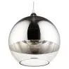  Globe Design Ceiling Lamp - Chrome Metal Pendant Lamp - 40cm - Speculum image 7
