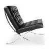 Design Armchair - Upholstered in Leather - Town image 7