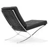 Design Armchair - Upholstered in Leather - Town image 7