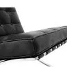 Design Armchair - Upholstered in Leather - Town image 7