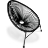 Buy Outdoor Chair - Outdoor Garden Chair - Acapulco Black 58294 - in the UK