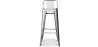 Stylix stool with small backrest - 76cm image 7