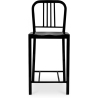 Buy Design Bar Stool with Backrest - 60cm - Jadon Silver 58382 - in the UK