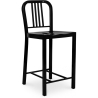 Buy Design Bar Stool with Backrest - 60cm - Jadon Silver 58382 - prices