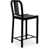 Buy Design Bar Stool with Backrest - 60cm - Jadon Silver 58382 at Privatefloor
