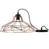 Buy  Industrial Design Ceiling Lamp - Retro Pendant Lamp - Nova Bronze 58385 - prices