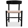 Buy Wooden Dining Chair - Scandinavian Style - Batsheva Black 58399 - in the UK