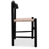 Buy Wooden Dining Chair - Scandinavian Style - Batsheva Black 58399 at Privatefloor