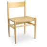 Buy Wooden Dining Chair - Retro Design - Cawi Natural wood 58405 - in the UK