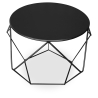 Buy Side Table - Industrial Design - Metal - Diamond Black 58414 at Privatefloor