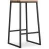 Industrial Design Stool - Wood & Metal - 76cm - Big Boy image 7