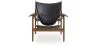 Design Armchair with Armrests - Wood and Leather - Captain image 7