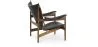 Design Armchair with Armrests - Wood and Leather - Captain image 7