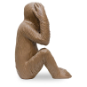 Buy Decorative Design Figure - Deaf Monkey - Sapiens Brown 58447 at Privatefloor