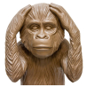 Buy Decorative Design Figure - Deaf Monkey - Sapiens Brown 58447 home delivery