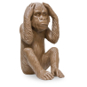 Buy Decorative Design Figure - Deaf Monkey - Sapiens Brown 58447 - prices