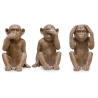 Buy Decorative Design Figures - Monkeys - Sapiens Brown 58449 - in the UK