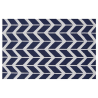 Buy Arrow Design Wool Rug - Arow Dark blue 58456 - in the UK
