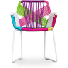 Buy Outdoor Chair with Armrests - Garden Chair - Multicoloured - Frony Multicolour 58537 - in the UK