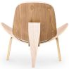 Designer armchair - Scandinavian armchair - Faux leather upholstery - Lucy image 7