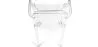 Pack of 2 Transparent Dining Chairs - Armrest Design - Louis XIV image 7