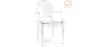 Pack of 2 Transparent Dining Chairs - Armrest Design - Louis XIV image 7