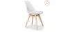 Set of 2 Denisse Scandinavian design chair with cushion - Matt image 7