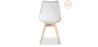 Set of 2 Denisse Scandinavian design chair with cushion - Matt image 7
