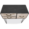 Buy Metal Sideboard - Industrial Design - 3 Drawers - Orson Natural wood 58863 home delivery