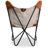 Buy Butterfly Design Chair - Pony Print - Leather - Blop Brown pony 58893 home delivery