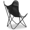 Buy Leather Chair - Butterfly Design - Wun Black 58894 in the United Kingdom