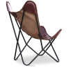 Buy Butterfly chair - brown leather - Cognac  Chocolate 58895 in the United Kingdom