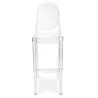 Bar Stool with Backrest - Transparent Design - 75cm - Victoria Queen image 7