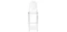 Bar Stool with Backrest - Transparent Design - 75cm - Victoria Queen image 7