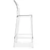 Bar Stool with Backrest - Transparent Design - 75cm - Victoria Queen image 7