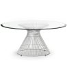 Round Coffee Table - Glass Design - Barrel image 7