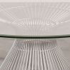 Round Coffee Table - Glass Design - Barrel image 7