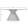Round Coffee Table - Glass Design - Barrel image 7