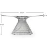 Round Coffee Table - Glass Design - Barrel image 7