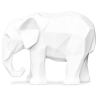 Buy Decorative Elephant Figure - Matte White - Fann White 59009 - in the UK