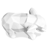 Buy Decorative Elephant Figure - Matte White - Fann White 59009 at Privatefloor