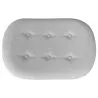 Ottoman upholstered in linen - Scandinavian design - Wood - Kontor image 7