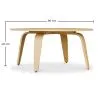 Round Wooden coffee table - Ply image 7
