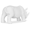 Buy Decorative Figure Rhino - Matte White - Rhyn White 59161 in the United Kingdom