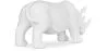 Decorative Figure Rhino - Matte White - Rhyn image 7