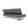 Polyurethane Leather Upholstered Sofa Bed - 3 Seater - Kart image 7