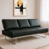 Leather Upholstered Sofa Bed - 3 Seater - Kart image 7