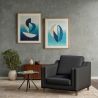 Armchair with Armrests - Upholstered in Leather - Mattathais image 7