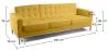 Polyurethane Leather Upholstered Sofa - 3 Seater - Konel image 7